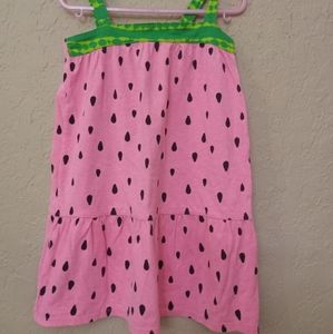 🍉Watermelon Print dress Children's Place size 4t Pink and green